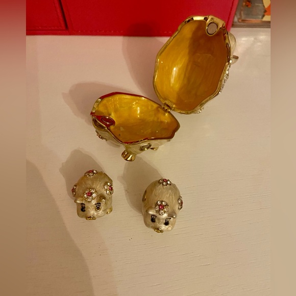 VINTAGE Adorable pig trinket box!!! ❤️ - Picture 5 of 7